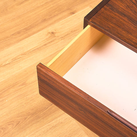 Swedish side table in Santos rosewood by Svenska Möbelfabriken