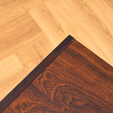 Swedish side table in Santos rosewood by Svenska Möbelfabriken