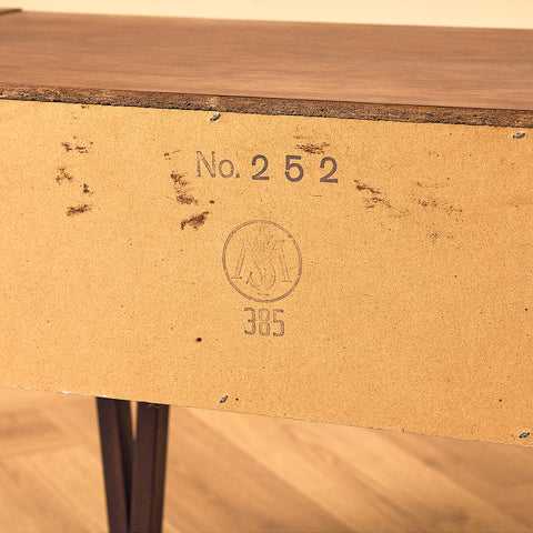 Swedish side table in Santos rosewood by Svenska Möbelfabriken