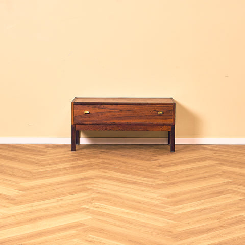 Swedish sideboard / TV-bench in Santos rosewood, model 'Excellent' by IKEA