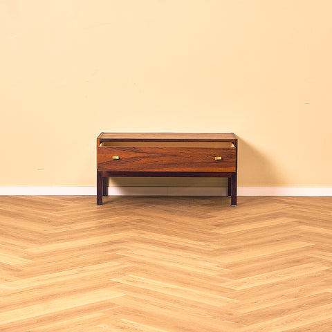 Swedish sideboard / TV-bench in Santos rosewood, model 'Excellent' by IKEA