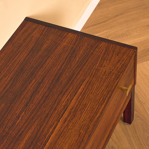 Swedish sideboard / TV-bench in Santos rosewood, model 'Excellent' by IKEA