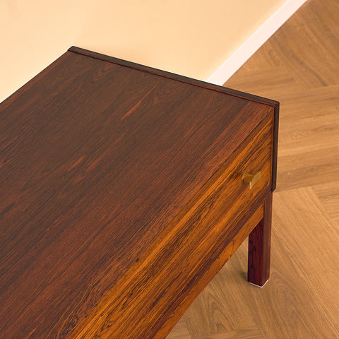 Swedish sideboard / TV-bench in Santos rosewood, model 'Excellent' by IKEA