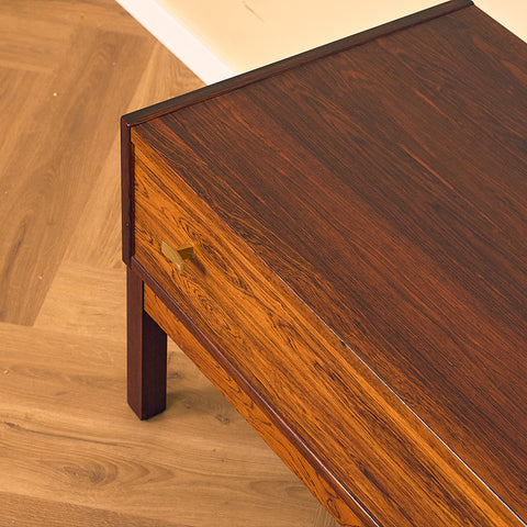 Swedish sideboard / TV-bench in Santos rosewood, model 'Excellent' by IKEA