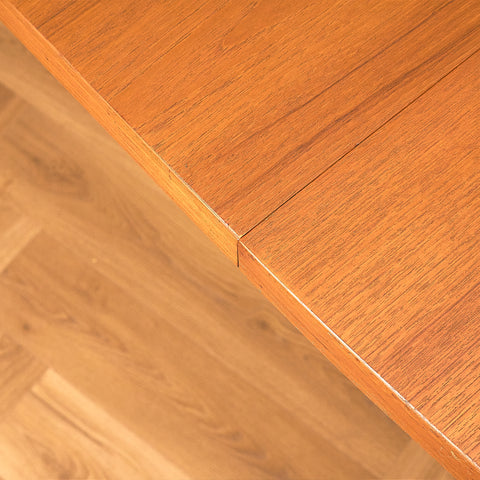Swedish square dining table in teak by AB Möbelfabriken Linden