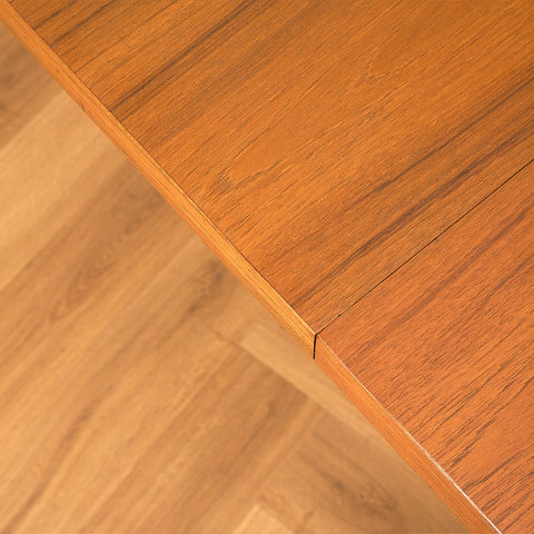 Swedish square dining table in teak by AB Möbelfabriken Linden