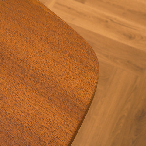 Swedish square dining table in teak by AB Möbelfabriken Linden