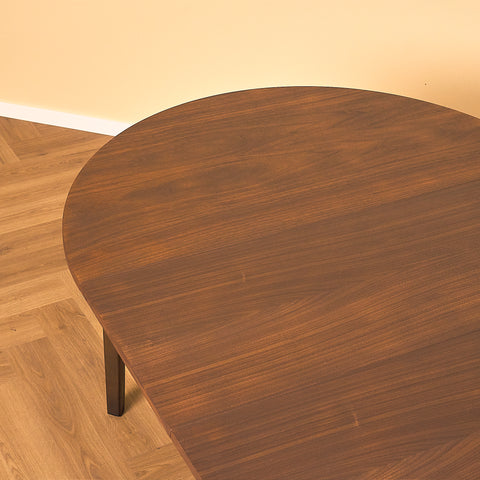 Swedish round dining table in teak
