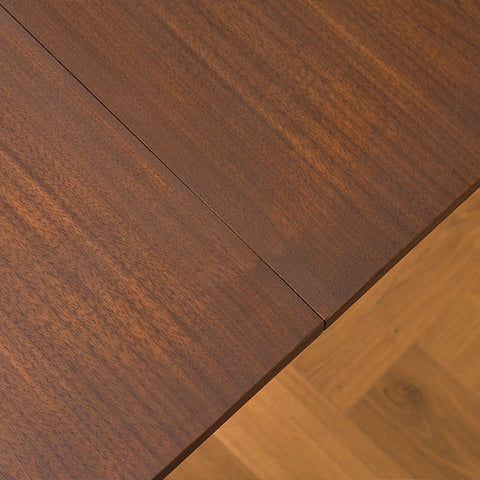 Swedish round dining table in teak