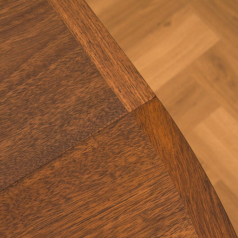 Swedish round dining table in teak by Nils Jonsson for Troeds