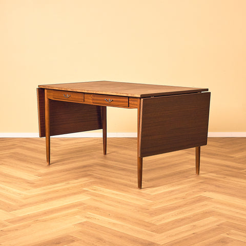Swedish dining table in mahogany and beech model 'Sika' by Nils Jonsson for Bra Bohag