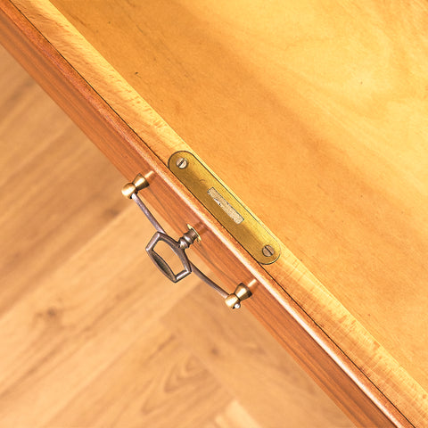 Swedish dining table in mahogany and beech model 'Sika' by Nils Jonsson for Bra Bohag