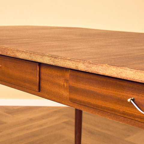 Swedish dining table in mahogany and beech model 'Sika' by Nils Jonsson for Bra Bohag