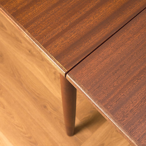 Swedish dining table in mahogany and beech model 'Sika' by Nils Jonsson for Bra Bohag