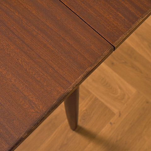 Swedish dining table in mahogany and beech model 'Sika' by Nils Jonsson for Bra Bohag