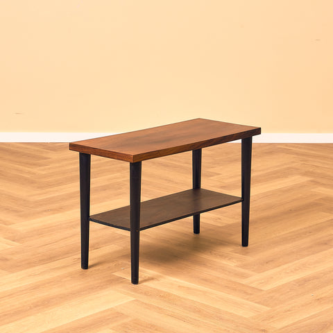 Danish side table in Santos rosewood