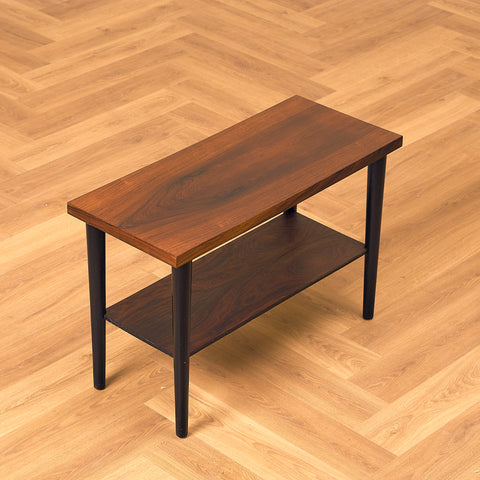 Danish side table in Santos rosewood