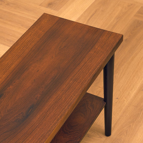 Danish side table in smoked oak by Furbo