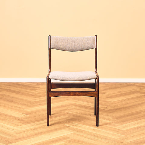 Erik Buch Santos Rosewood Dining Chair, Nova Stolefabrik