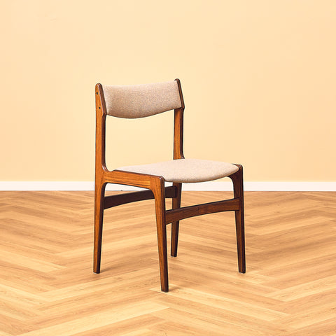 Erik Buch Santos Rosewood Dining Chair, Nova Stolefabrik