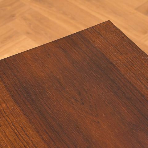 Danish side table in Santos rosewood