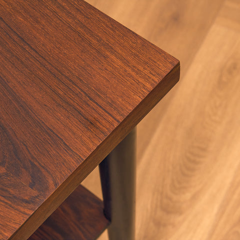 Danish side table in Santos rosewood