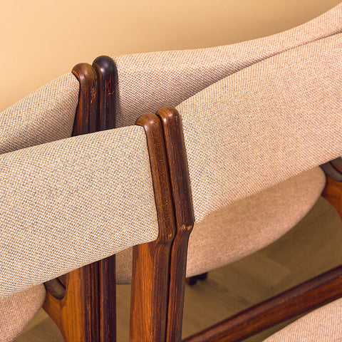 Erik Buch Santos Rosewood Dining Chair, Nova Stolefabrik