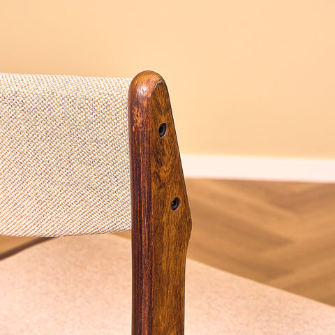 Erik Buch Santos Rosewood Dining Chair, Nova Stolefabrik