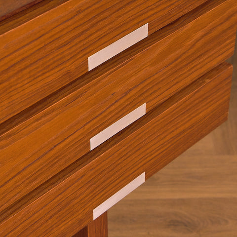 Danish writing desk in teak, model 'EP 401' by Kai Kristiansen for Feldballes Møbelfabrik