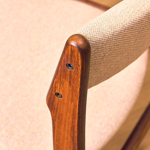 Erik Buch Santos Rosewood Dining Chair, Nova Stolefabrik