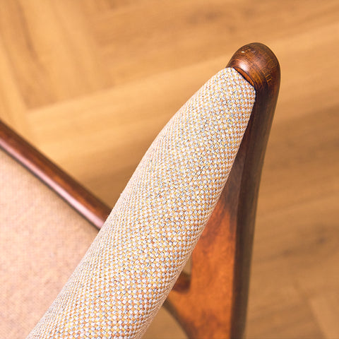 Erik Buch Santos Rosewood Dining Chair, Nova Stolefabrik