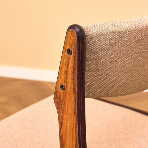 Erik Buch Santos Rosewood Dining Chair, Nova Stolefabrik