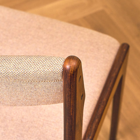 Erik Buch Santos Rosewood Dining Chair, Nova Stolefabrik