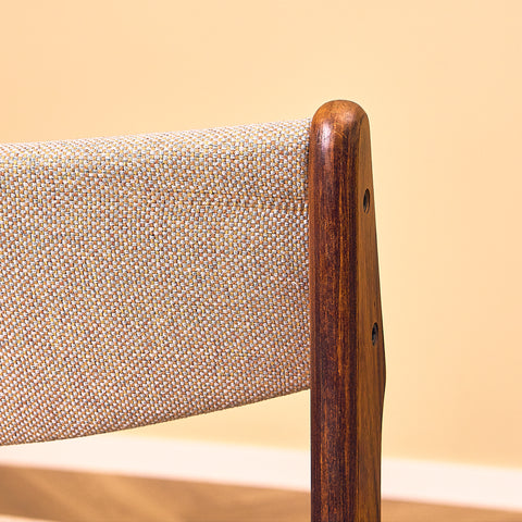 Erik Buch Santos Rosewood Dining Chair, Nova Stolefabrik