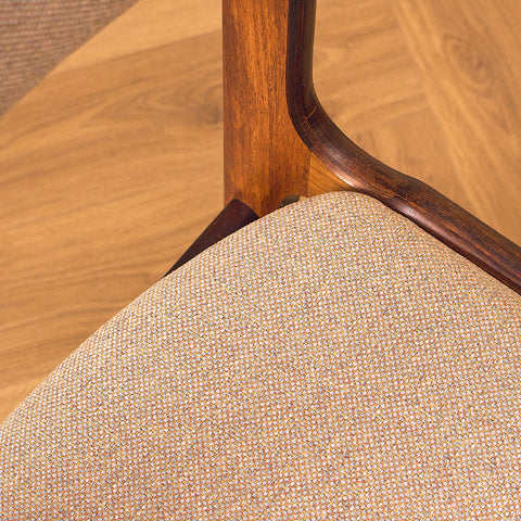 Erik Buch Santos Rosewood Dining Chair, Nova Stolefabrik