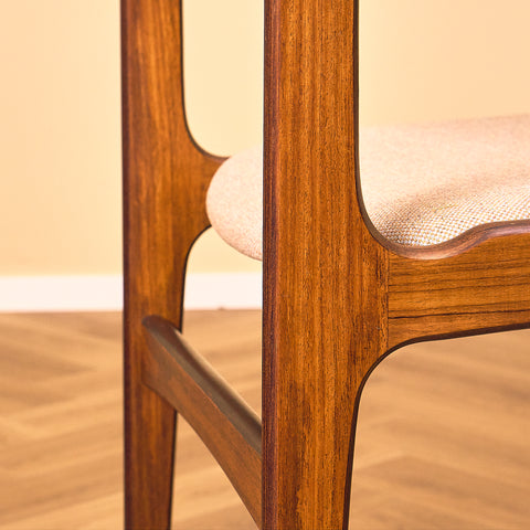 Erik Buch Santos Rosewood Dining Chair, Nova Stolefabrik