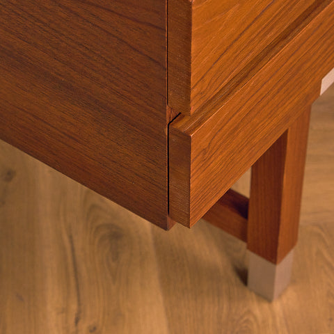 Danish writing desk in teak, model 'EP 401' by Kai Kristiansen for Feldballes Møbelfabrik