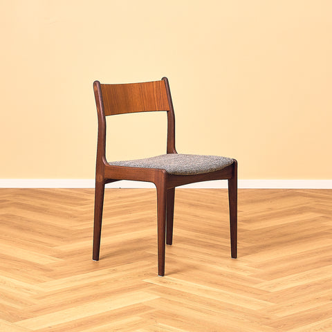 P. Westergaard Møbelfabrik Teak and Walnut Dining Chair
