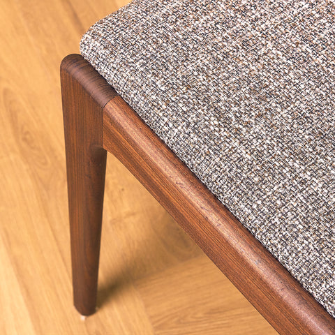 P. Westergaard Møbelfabrik Teak and Walnut Dining Chair