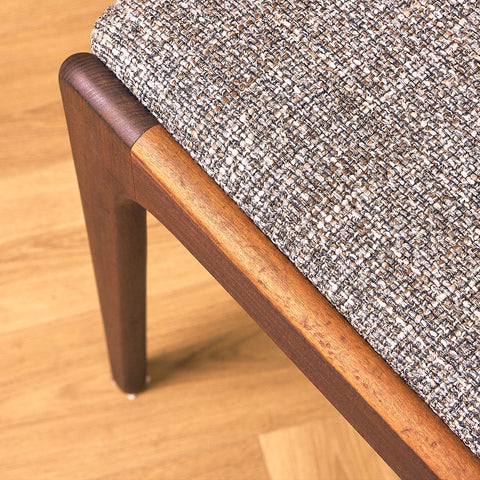 P. Westergaard Møbelfabrik Teak and Walnut Dining Chair