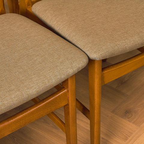 Boltinge Stolefabrik Teak and Beech Dining Chair