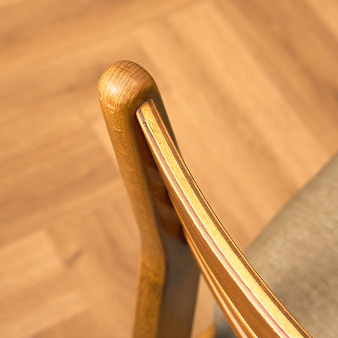 Boltinge Stolefabrik Teak and Beech Dining Chair