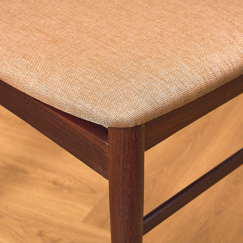 Danish Dark Teak and Walnut Dining Chair