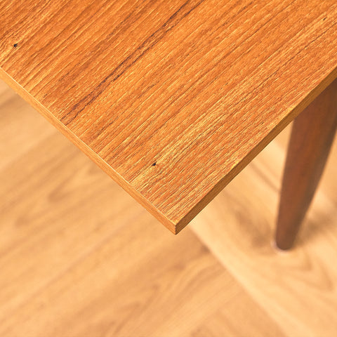 Danish coffee table in teak and walnut