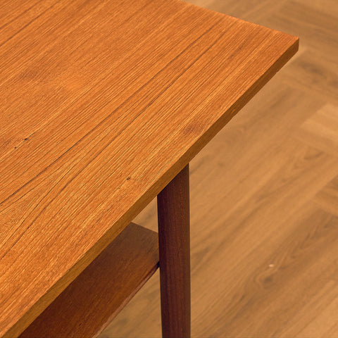 Danish coffee table in teak and walnut