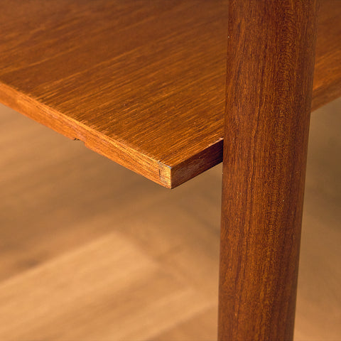 Danish coffee table in teak and walnut