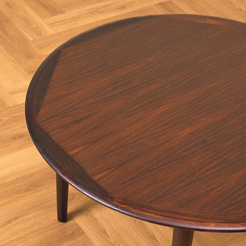 Danish coffee table in Santos rosewood