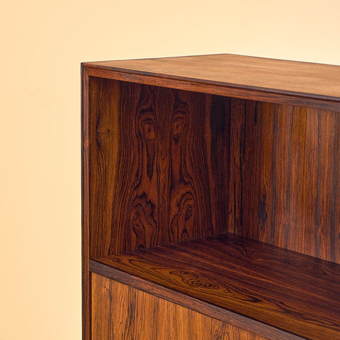 Santos Rosewood Bookshelf with Bar Compartment
