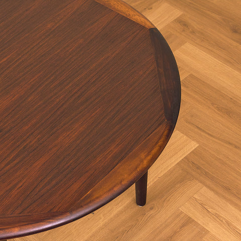 Danish coffee table in Santos rosewood