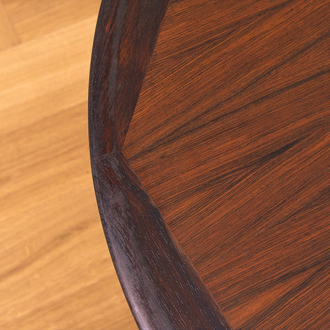 Danish coffee table in Santos rosewood